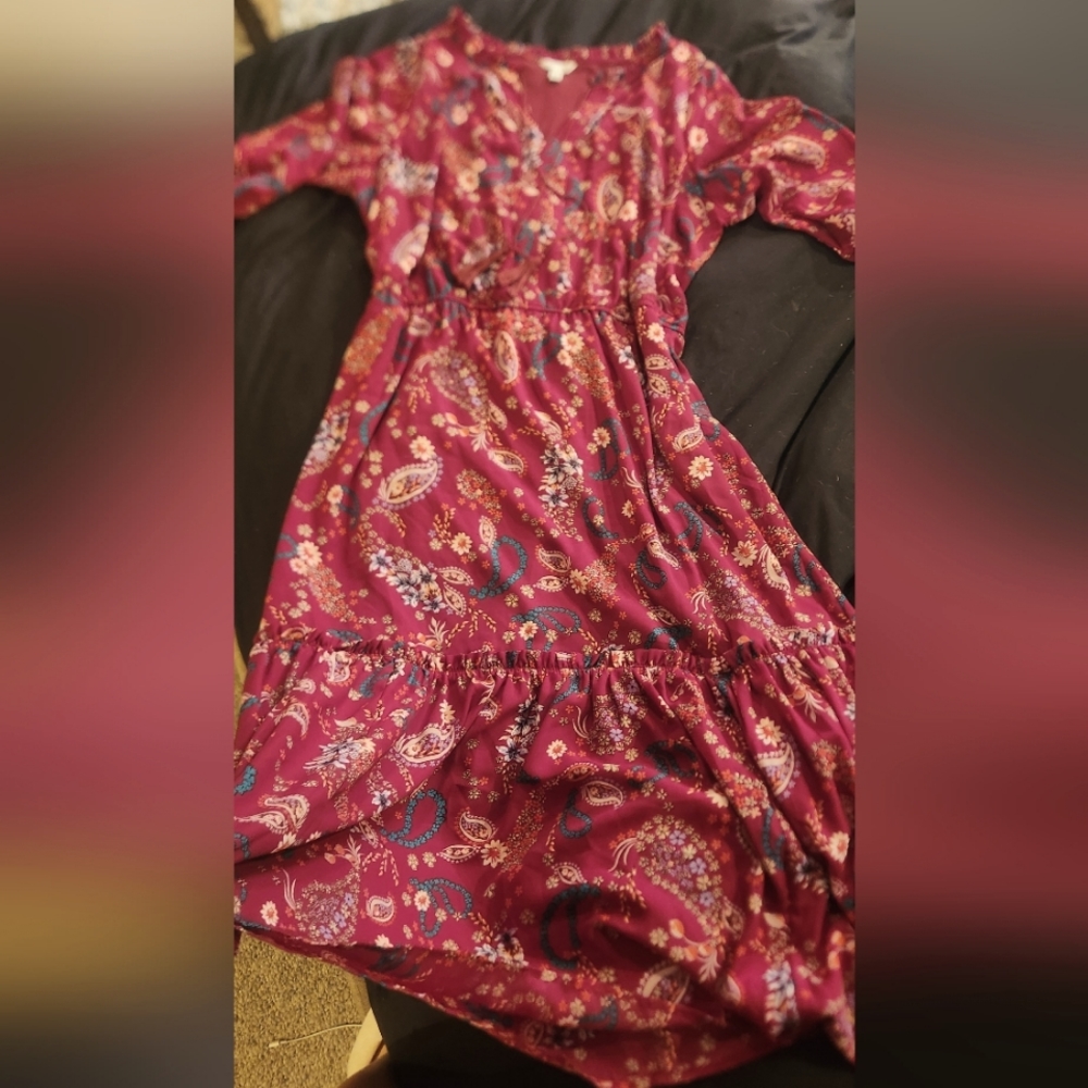 Plus size boho dress